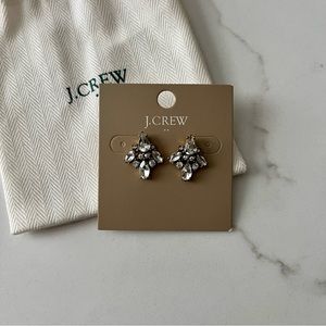 JCrew Crystal Cluster Earrings